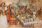 Carl Larsson Christmas Eve oil on canvas